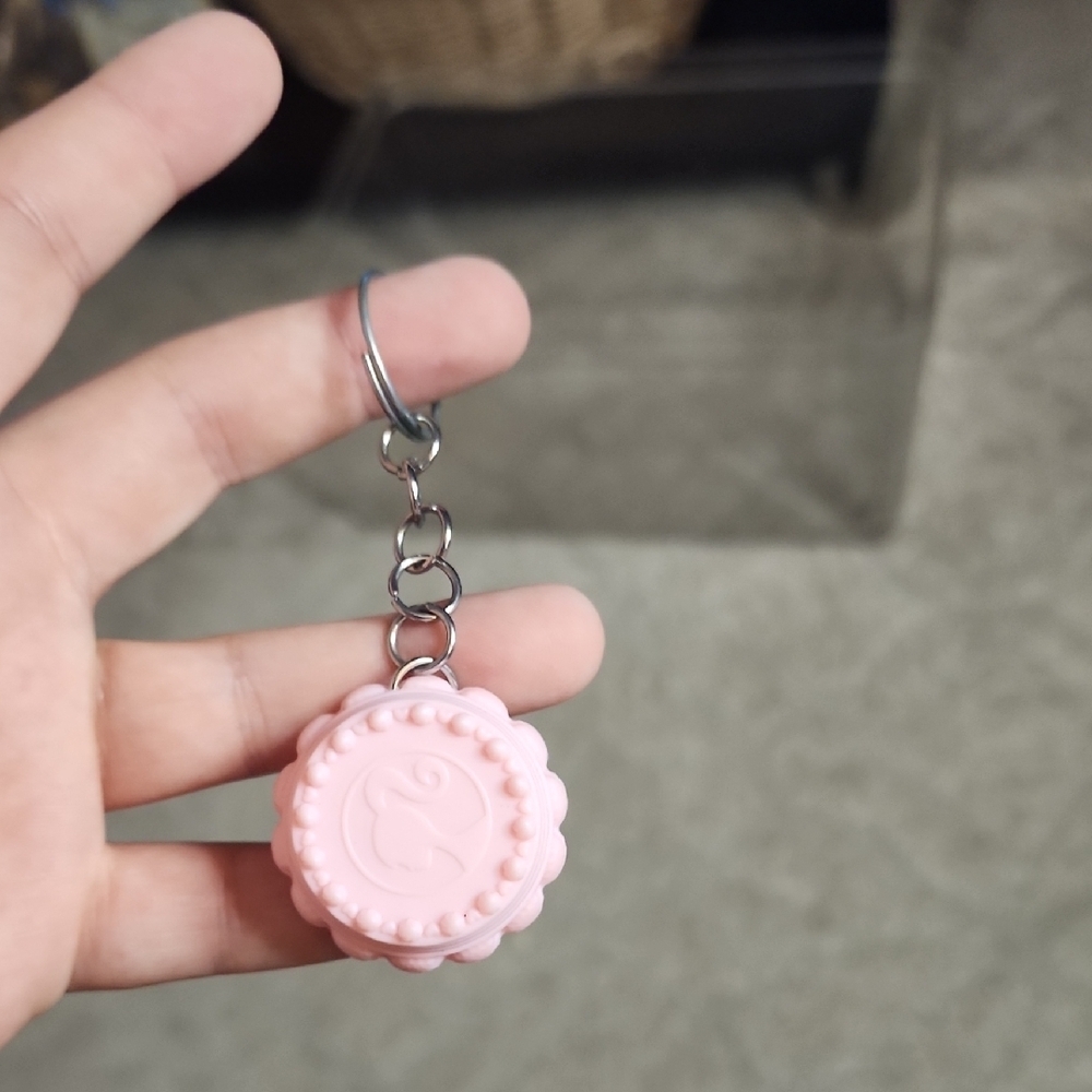 Hand Crafted Pink Macaron Key Holder